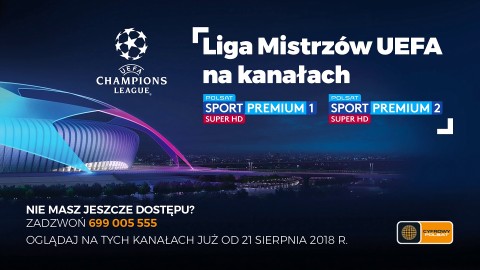 Wtorkowe mecze Ligi Mistrzów UEFA dla wszystkich abonentów Cyfrowego Polsatu