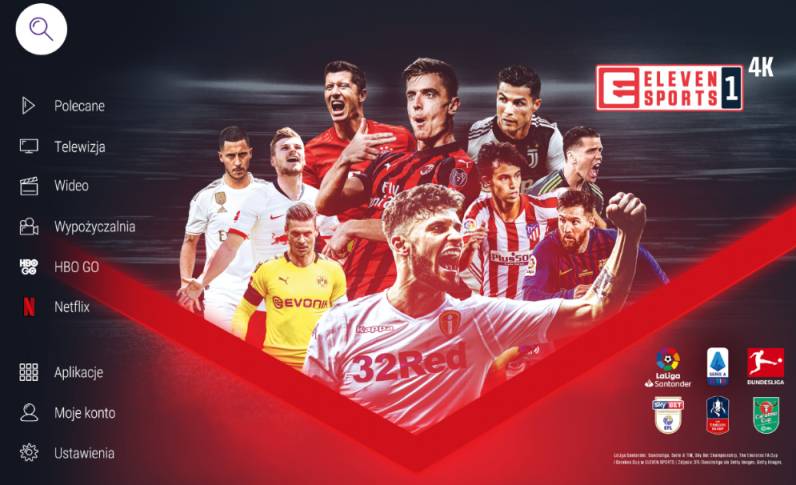 Eleven Sports 1 4K w ofercie Play Now TV Box
