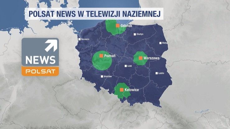 MUX-4: Polsat News za darmo w telewizji naziemnej
