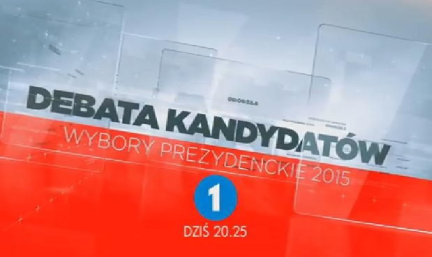 Wybory 2015: debata prezydencka w TVP 1 i TVP Polonia