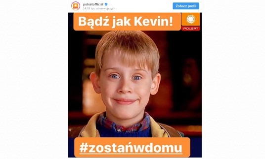 Polsat: #Zostańwdomu jak Kevin. 